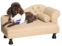 Hondensofa met 1 armleuning - beige - hondenmand