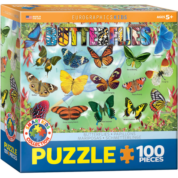 Puzzel - Vlinders - 100 stukjes