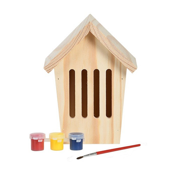 Vlinderhuis met schilderset - Versier je eigen vlinderhuis - Doe het met de kleinkinderen set