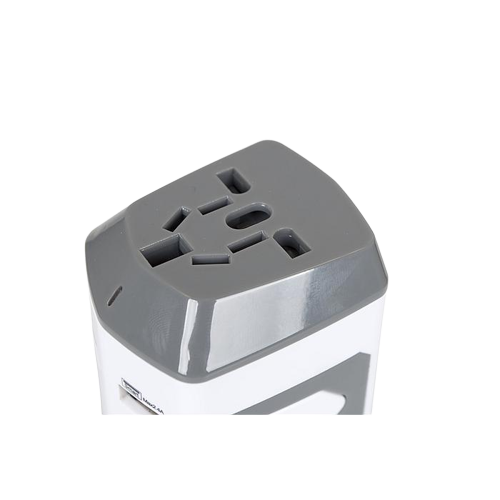 Universele reisstekker - USB-adapter voor elk stopcontact